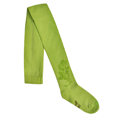 Колготки Ё-маё 19-122 (74-80) св. зеленый однотонные с ажурным рисунком