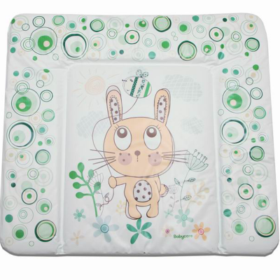 Пеленальный матрасик Babycare 820х730х210 (Фанни Банни, зеленый (Funny Bunny, gr