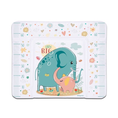 Пеленальный матрасик Babycare 820х730х210 (Слоненок (Elephant grow big)