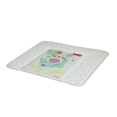 Пеленальный матрасик Babycare 820х730х210 (Слиппи Мауз, зеленый (Sleepy Mouse, g