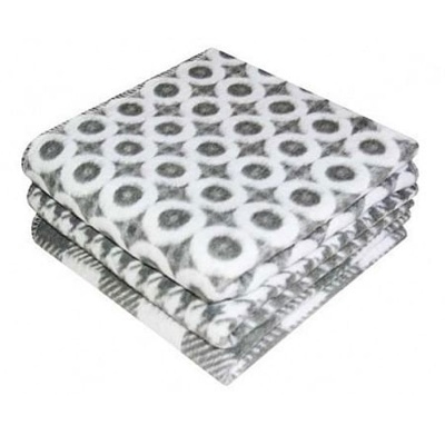 Одеяло байковое Ермолино 57-5ЕТО Ж (140*100) серый