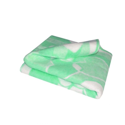 Одеяло байковое Ермолино 57-4ЕТО Ж (118*100, зеленый зайкин сон)