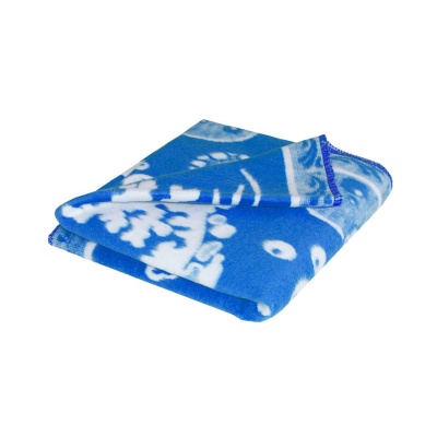 Одеяло байковое Ермолино 57-1ЕТ Ж (118*100, синий дельфины)