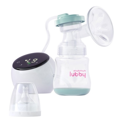 Молокоотсос электронный Mama lubby 31060 (бутылочка, зарядное устройсво)