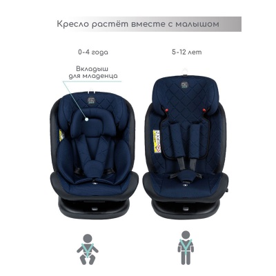 Автокресло Amarobaby Brilliant Isofix 0+/1/2/3 (синий)