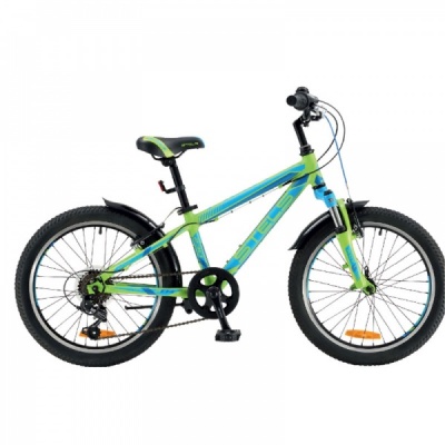 Велосипед 20" STELS Pilot-230 Gent 11" 6 скор. зеленый/синий/тёмно-синий