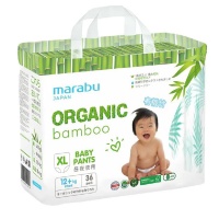 MARABU Organic Bamboo Подгузники-трусики 12+ кг.(36 шт) XL