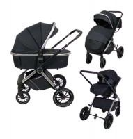 Коляска Luxmom 750 3в1 (черный)