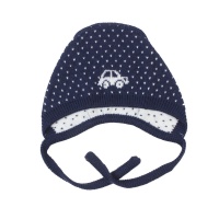 Шапка Уси-Пуси 07441 'Чепчик машинка' (18 синий) п/ш
