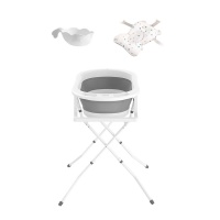 Ванночка luxmom JKT-8027X (серый) с подставкой