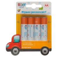 Батарейки ROXY-KIDS R-LR06-4 4 шт. Машинка Ultra Digital Premium (тип АА)