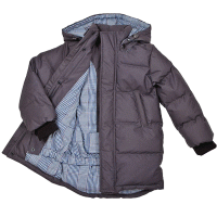 Куртка Ё-маё 39-112 (28 (98) серый удлиненная пуховая для мальчика