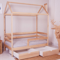Кроватка-домик Incanto "DreamHome" натуральный