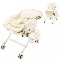 Люлька-стульчик Combi Fealette Auto Swing 220V бежевая