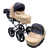 Коляска 6300L - Cobabe (экокожа коричневый)