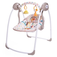 Электрокачели Babycare "Safari" с адаптером (жираф)