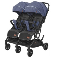 Коляска пр. Carrello Presto Duo (двойня) Oxford Blue