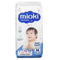MIOKI Подгузники-трусики  6-11кг.(46 шт) M