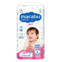 MIOKI Подгузники-трусики  9-14 кг (42 шт) L