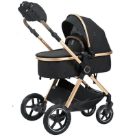 Коляска Luxmom A6 (3 в 1) (черный)