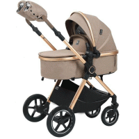 Коляска Luxmom A6 (2 в 1) (коричневый)