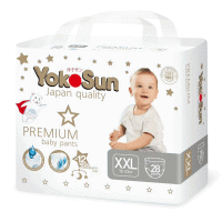 YokoSun PREMIUM подгузники-трусики 15-23 кг.(28шт) XXL