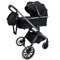 Коляска Luxmom 777 2в1 (черный)