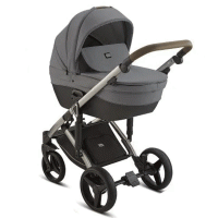 Коляска Luxmom F5 (2в1) темно-серый