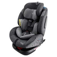 Автокресло Luxmom 277 Isofix 0+/1/2/3 360 гр. (темно-серый)