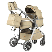 Коляска Luxmom V8 2 в1 (желтый)