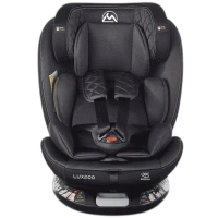 Автокресло Luxmom 218 Isofix 0+/1/2/3 360 гр. (черный)