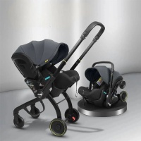Коляска Luxmom MAX H88 5B1 (темно-серый)