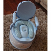Горшок LikoBaby "BabyValley" (голубой)