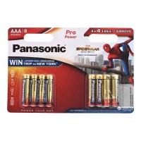 Батарейка Panasonic Pro Power LR3 8 шт. (тип ААA) 17186 (Spiderman)