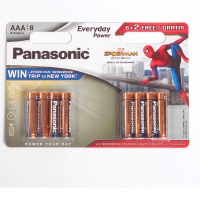 Батарейка Panasonic Everyday LR03 8 шт. (тип ААA) 17188 (Spiderman)