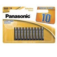 Батарейка Panasonic Alkaline LR03 10 шт. (тип ААА) B0013