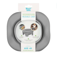 Вкладка многоразовая для дорожных горшков ROXY-KIDS ML-235RU-R серая