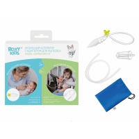 Аспиратор ROXY-KIDS RND-27-116B с адаптером Dr.Bunny,  зеленый мундштук
