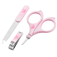 Маникюрный набор ROXY-KIDS RBM-001-P ножницы,  пилочка,  кусачки,  розовый