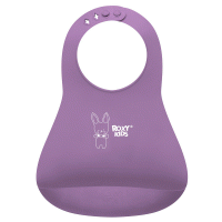 Нагрудник ROXY-KIDS RB-402V мягкий,  фиолетовый