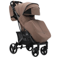 Коляска пр. Baballo 2025 (коричневый,  черная рама)