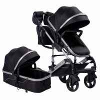 Коляска Luxmom 558 2в1 (черный)