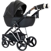 Коляска Luxmom F1 (2в1) черный