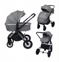 Коляска Luxmom 750 3в1 (серый)