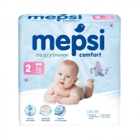 MEPSI Подгузники 4-9 S (72 шт) Comfort
