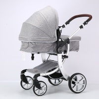 Коляска Luxmom 608 (2 в 1) (серый)