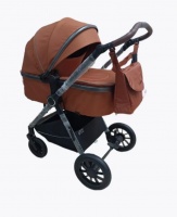 Коляска Luxmom A4 (2 в 1) (коричневый)