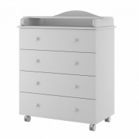 Комод Incanto Classic 800/4 (белый)
