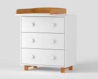 Комод Incanto Papi Lux 800/3 (белый/бук)