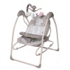 Электрокачели Baby Care "Butterfly" 2в1 с адаптером (Улитка бежевый (Snail Beige